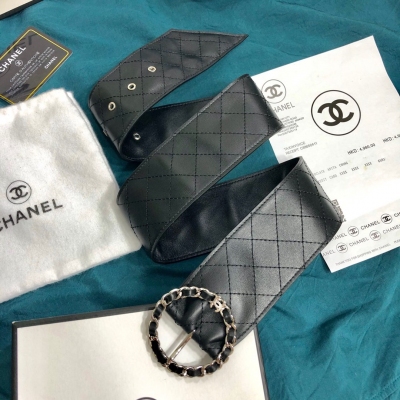 Chanel香奈兒腰帶 5.0cm小香官網同步