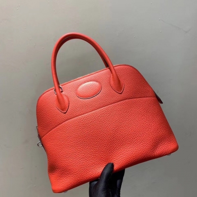 愛馬仕Hermes Bolide 31cm clemence 法國頂級tc皮 頂尖工藝 手縫蠟線