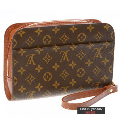 lv m51790 原花Logo 手拿包 pochette orsay