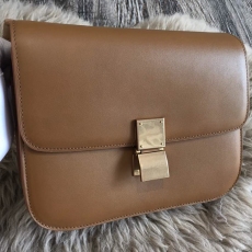 專櫃爆單 Celine Classic Box 焦糖色 牛皮 23cm