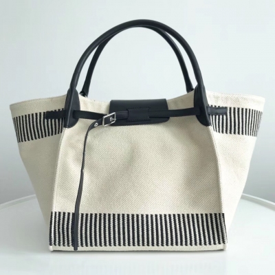 CELINE BIG BAG 條紋帆布. 布料原版定制.非常重工  尺寸：32*32 （大號）