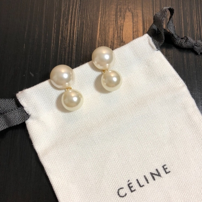 CELINE 賽琳 簡約復古金色系列首飾 原版黃銅材質