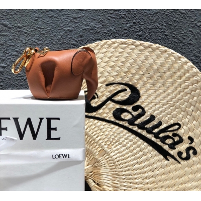 LOEWE羅意威 呆萌可愛噠 掛飾上線啦 焦糖色小象