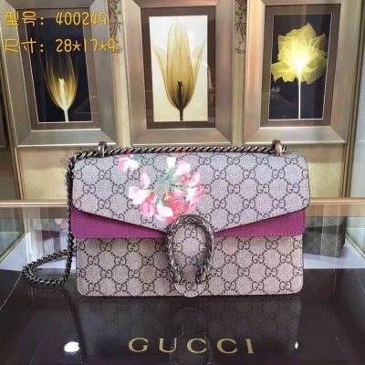 原單【GUCCI-古奇】十年打造專業GUCCI   市場頂級獨家控貨，專/櫃品質  採用進口牛皮，原廠五金！精緻做工。獨家實物拍照品質如圖可見 。款號：400249。尺寸：28*17*9。