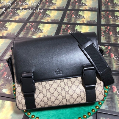 【Gucci古馳】Gucci新款。市場頂級獨家控貨，專櫃品質 採用進口牛皮，原廠五金！精緻做工。 獨家實物拍照 品質如圖可見。款號: 406367。尺寸：寬34*高25*側寬10