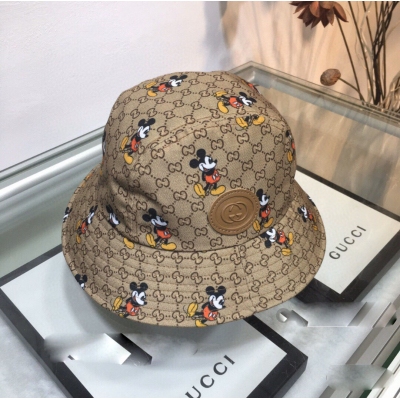 Gucci X Disney 系列漁夫帽、倪妮同款哦 古馳 滿滿的米奇元素，童趣童真，十分可愛，復古風格