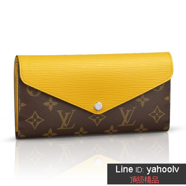 lv Marie Lou Long Wallet MONOGRAM M60506 檸檬黃