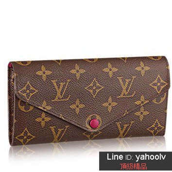 lv Josephine 錢夾  m60708 熒光粉色