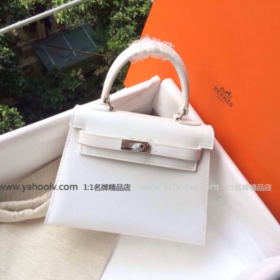 愛馬仕Hermes 女包 mini kelly 進口原版EPSOM皮 手