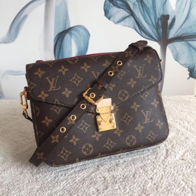 LV路易威登 POCHETTE METIS 手袋M40780 Louis Vuitton 標誌性的Monogram Reverse帆布使此款新潮的Pochette Metis手袋更顯時尚，靈感源自Nicolas Ghes