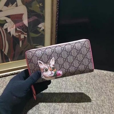 【Gucci 新款】款號：424895～人氣產品、四色貓頭與老頭出貨了原版防水料，採用頂級原版進口納帕牛皮，紋路清晰 皮質柔軟手感舒適專櫃品質、做工精細實物拍攝尺寸19.5cm*11cm*2.5cm*