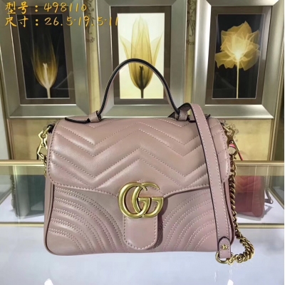 【GUCCI-古奇】十年打造專業GUCCI 市場頂級獨家控貨，專/櫃品質 採用進口牛皮，原廠五金！精緻做工。獨家實物拍照品質如圖可見 。款號：498110。尺寸：26.5*19.5*11。