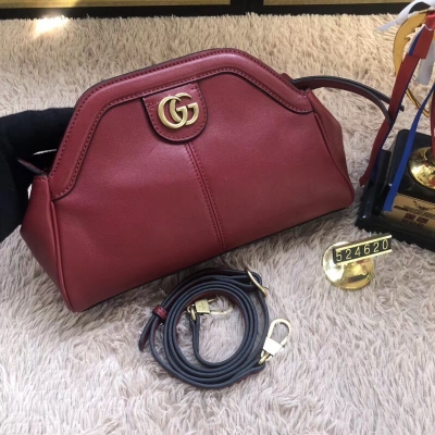 【Gucci 古馳】Gucci新款。市場頂級獨家控貨，專櫃品質 採用進口牛皮，原廠五金！精緻做工。 獨家實物拍照 品質如圖可見。型號: 524620尺寸：寬29*高18*側寬7