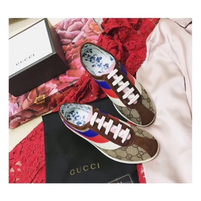 Gucci 頂級品質 古馳專櫃最新Falacer帆布系列GG Logo休閒鞋全系列獨家上新！我們家的口碑款！原版開模 區別於市場普通貨，檔口原版歡迎比對！材質：鞋面採用原版進口荔枝紋牛皮配原版管道貨雙G帆布面 內裡原版