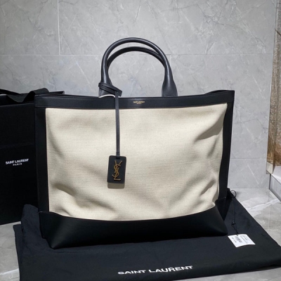 YSL Yves Saint laurent聖羅蘭 SLP NEW SHOPPING Tote Bag購物袋，從定制麻布料到五金在到絲印，每一個細節都是做到完美！正品購入開模定制，托料及其複雜，經過反復試驗才做到跟正品完全