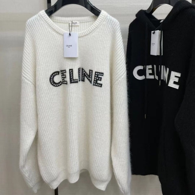 Celine 瑟琳 2021fw 秋冬Angora Rabbit兔毛混紡針織衫 頂級紗線超長拉毛 拿到手絕對驚喜的高品質！捷克水磚光澤度非常棒 寬鬆os版型自帶慵懶感