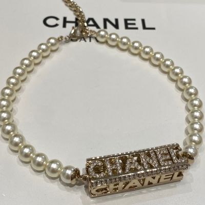 Chanel香奈兒 2024C 立體字母牌項鍊 通勤百搭 氣質高級感滿滿