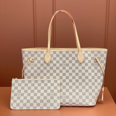 LV路易威登 特級MB晶片版原廠皮 NEVERFULL 中號手袋 型號：N41605 材料：A級全鋼五金，進口原廠面料 尺寸：31x28x14CM